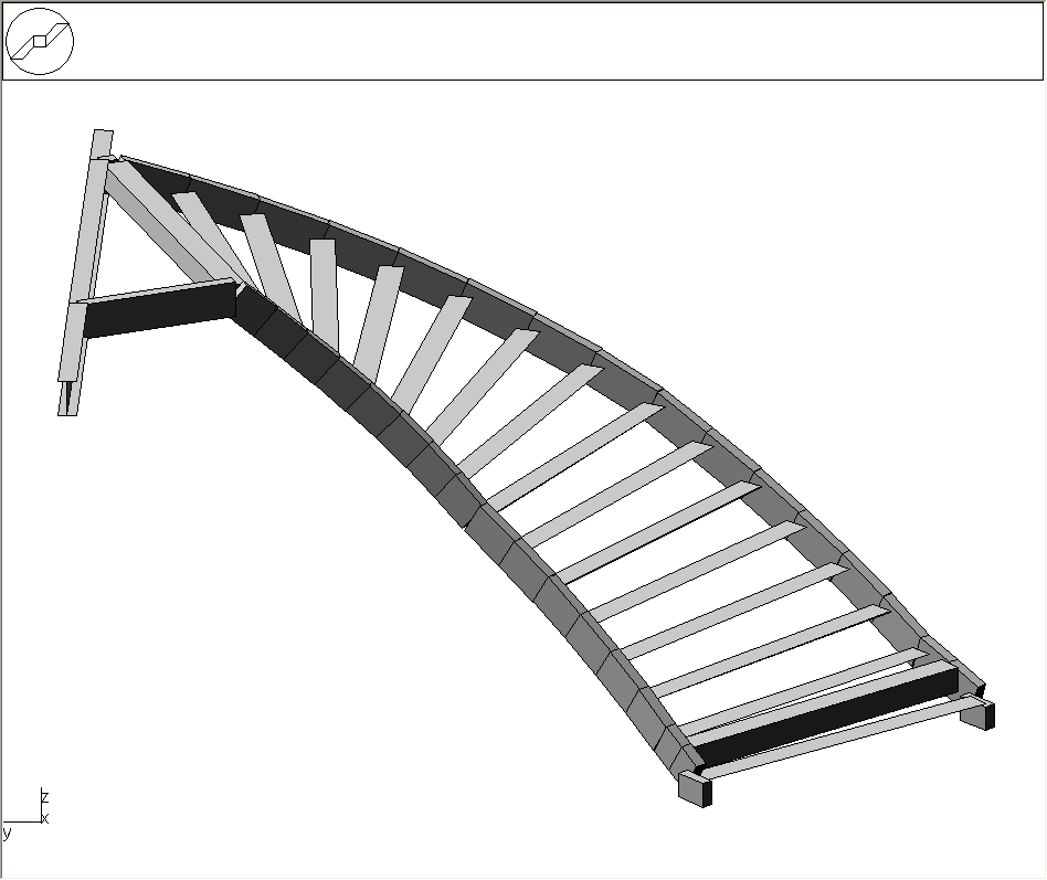 Escalier balanc